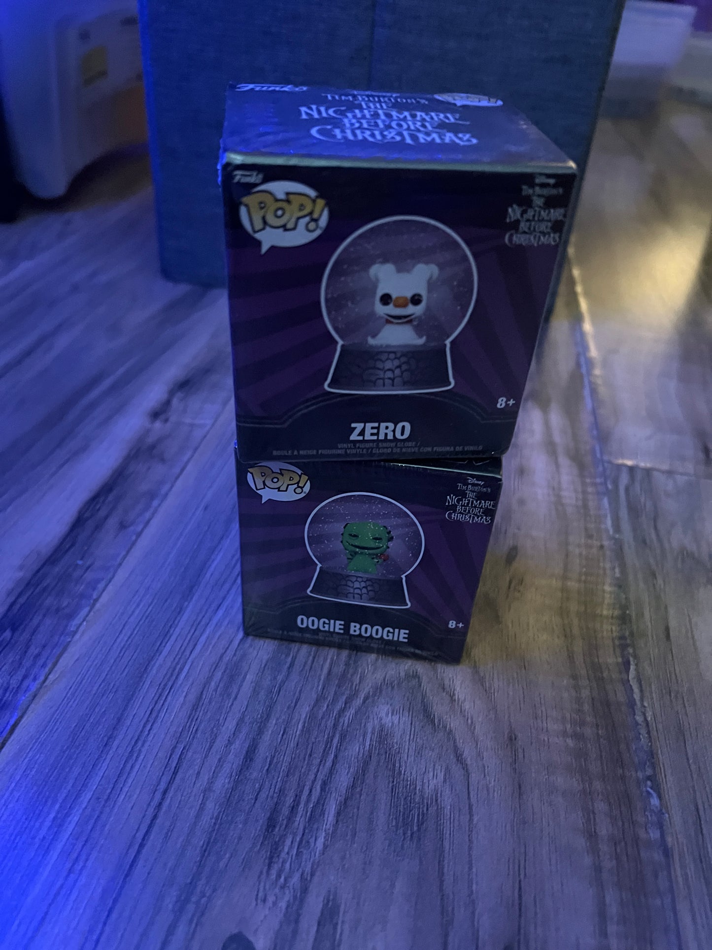 Nightmare Before Christmas Funko Globes, and mystery domes